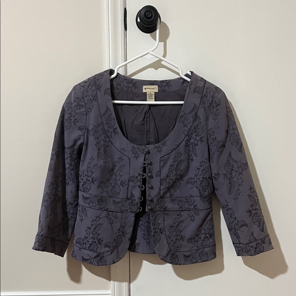 Versatile Vintage Bohemian Floral Blazer